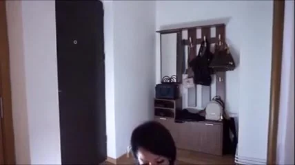 Flashing the Pizza Guy Totally Nude