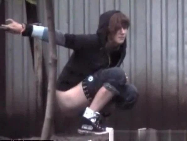 College students 18+ caught peeing outdoors