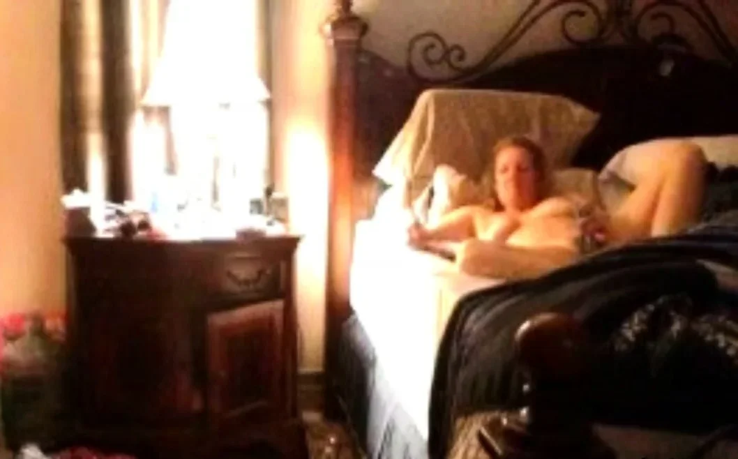 stepmom 52 watches porn and masturbates (hidden)