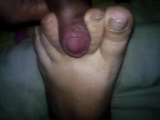 footjob de mi mujer