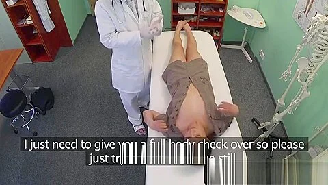 Czech babe drilled at medical checkup