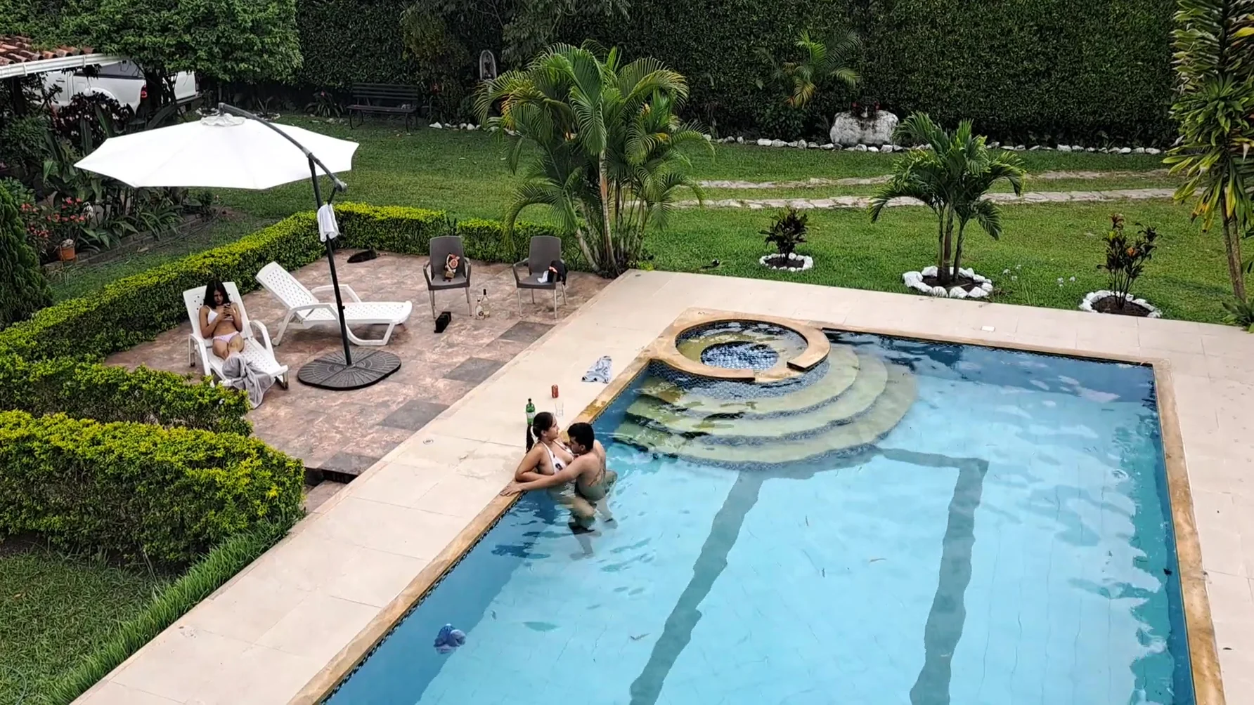 The Party Ends With A Fuck In The Pool. 1