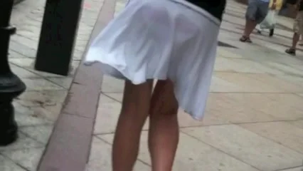 asian teen 18+ with see through skirt and pink panties vpl