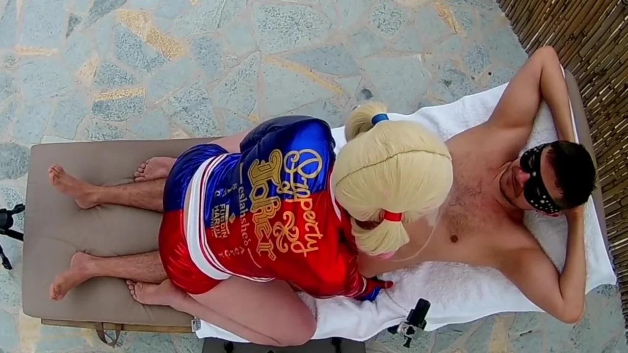 Ginger Harley Quinn Cosplay Creampie : Redhaired Pussy Doll Girl Fucks