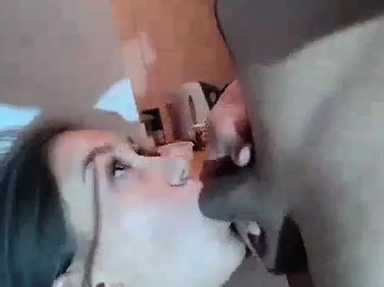 Webcam couple tries blindfolded sex