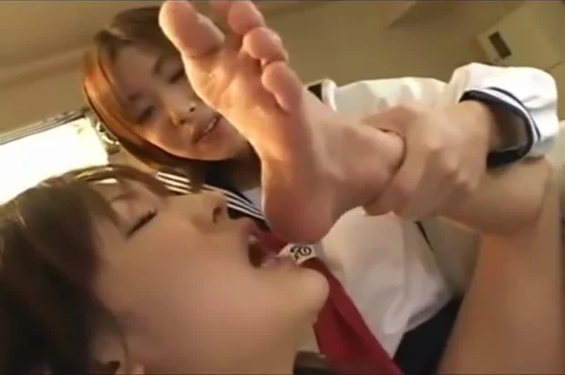 Asian teacher lick her student 18+ feet
