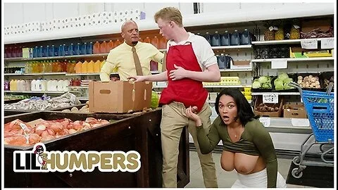 Ashlyn Peaks Flashes Her Big Tits & Lures Jimmy To Fuck Her At The Grocery Store