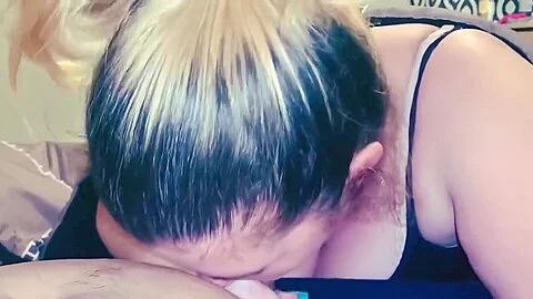Amatuer naughty wife sucks dick and swallows nut