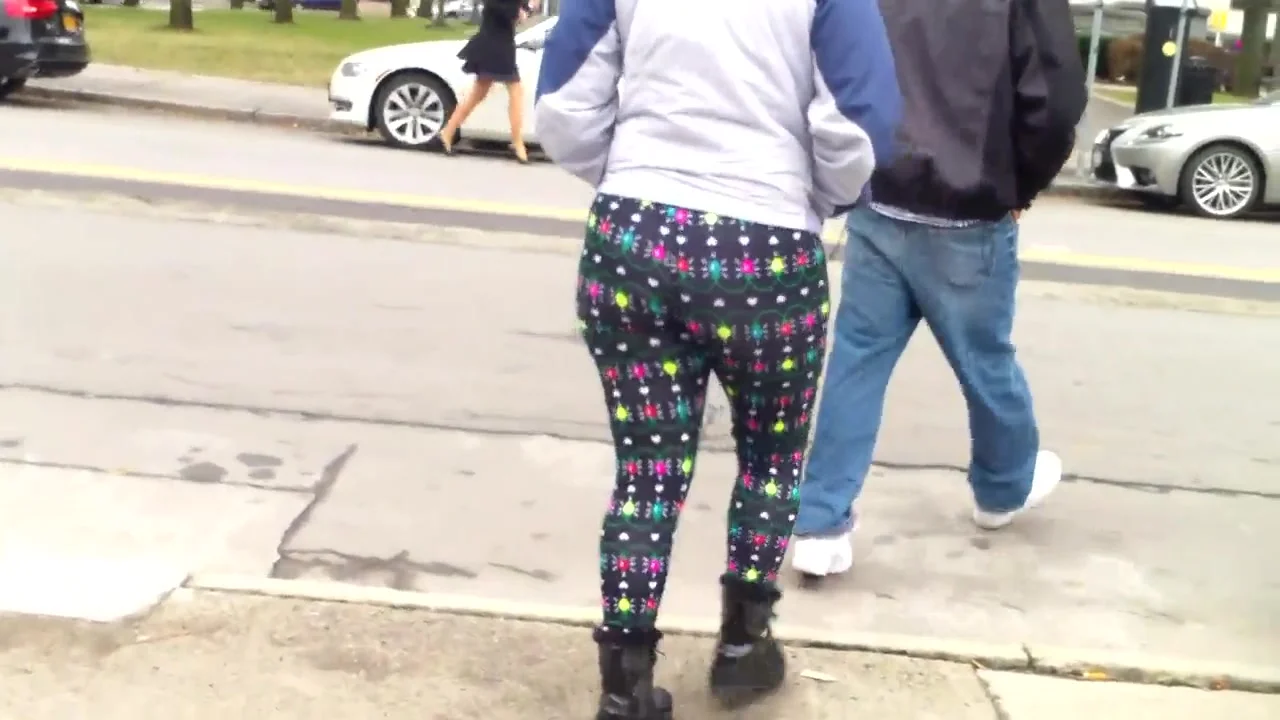 Xmas Lights Spandex Wrapped Around That Latina Booty