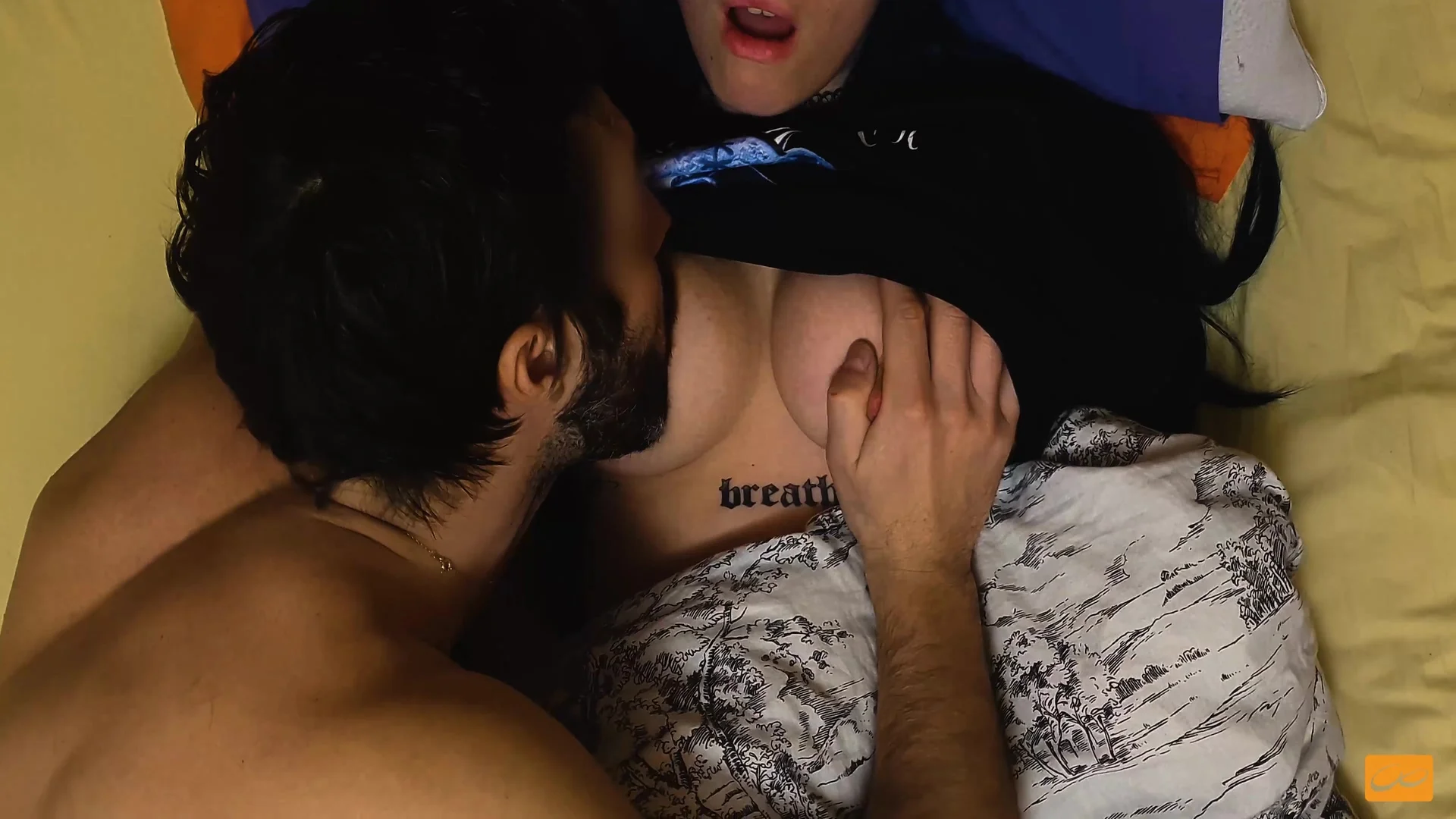 Very Hot Kisses And Boobs Licking For Small teen 18+ With Perfect Nipples - Unlimited Orgasm