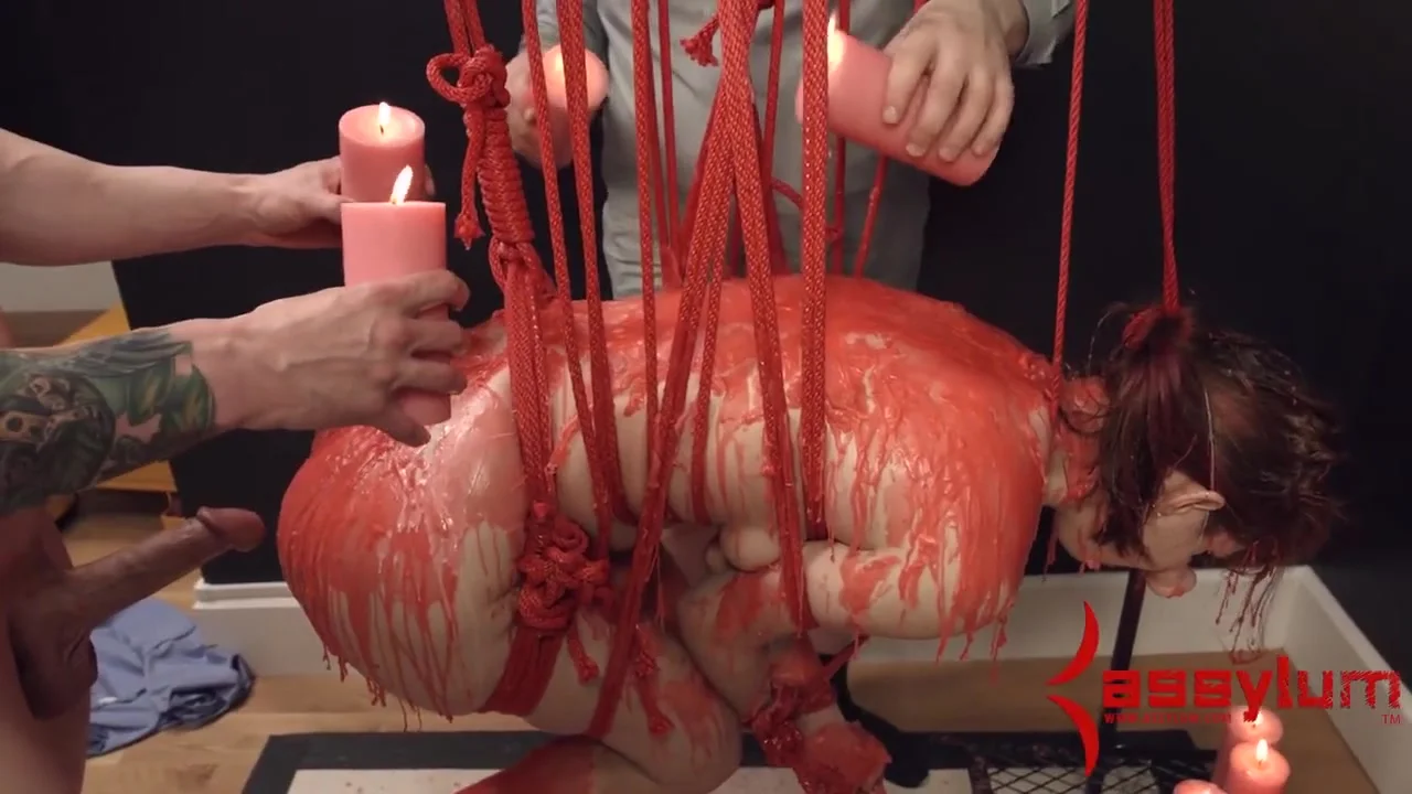 Waxed and flogged BDSM anal teen 18+