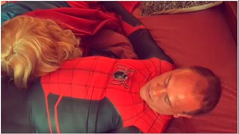 Granny Supergirl Sucks Spiderman