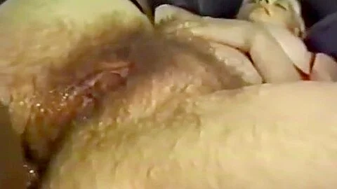 Mature BBW Blonde With Hairy Pussy and Big Hairy Ass