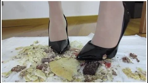 Food Destruction In High Heels