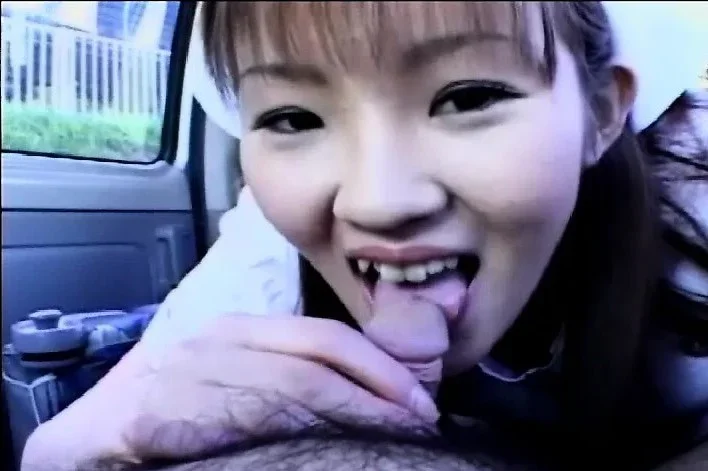 Slutty Japanese nurse wraps her lips and hands around a cock in POV
