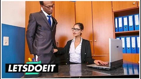Nasty Skinny Coco Kiss Secretary Fucked On The Office Table By Bbc