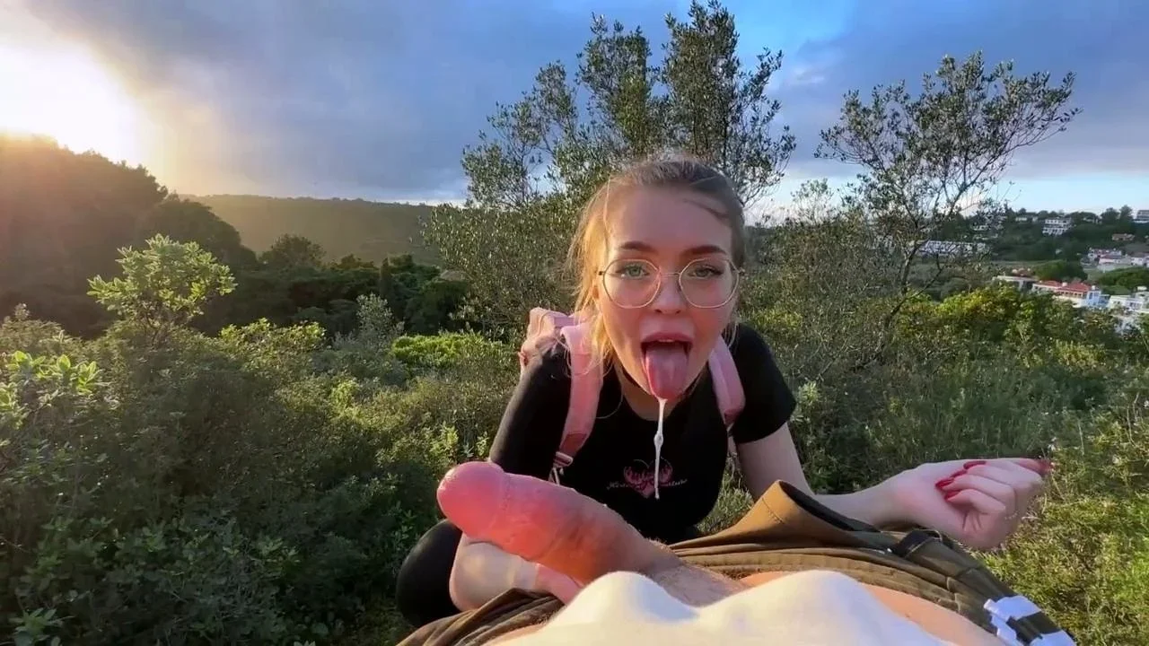 Strangers Join Us for a Public Blowjob