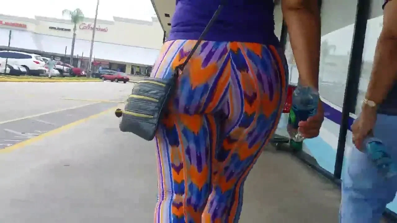 Big Thick Colombian Ass in Tye Dye Spandex
