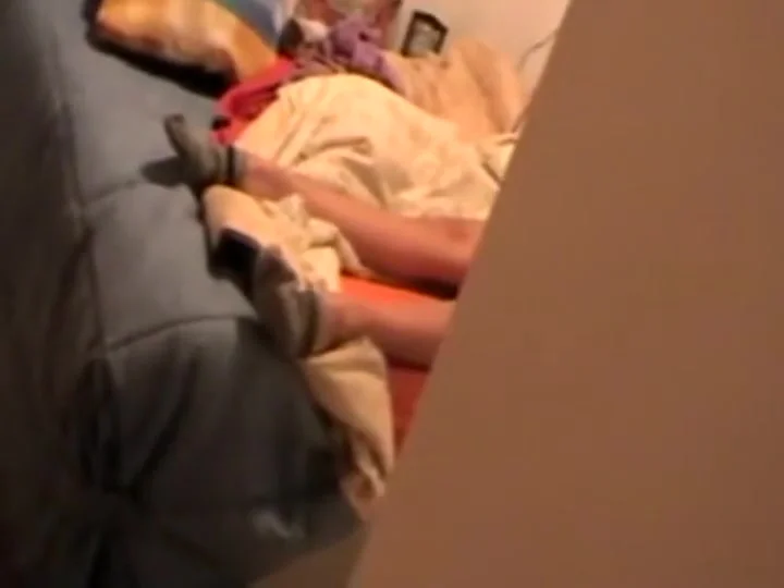 Masturbation peeped through a window