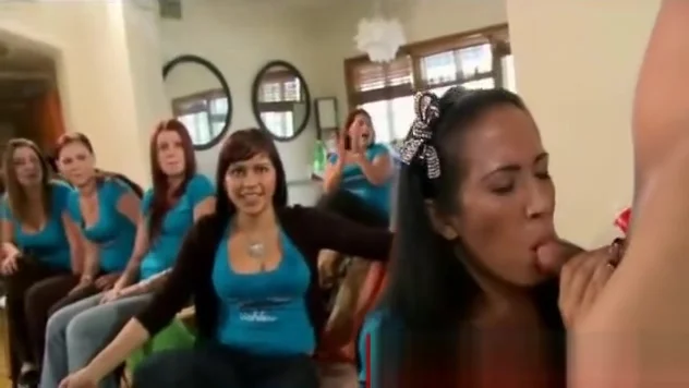 CFNM freaks horny for man meat