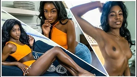Hot Ebony Babe Makes A Lewd Film With Her Stepbrother