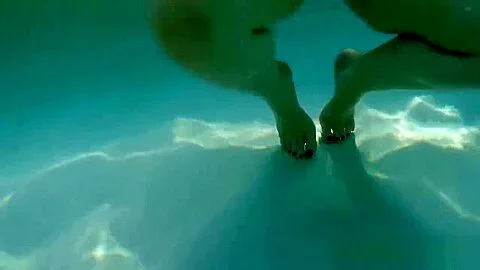 scuba pool masturbation