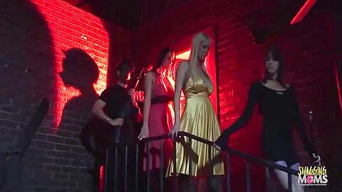 Captive Blonde And Brunette Milf Agents Use Their Big Tits To Have Group Sex With The Criminals 17 Min