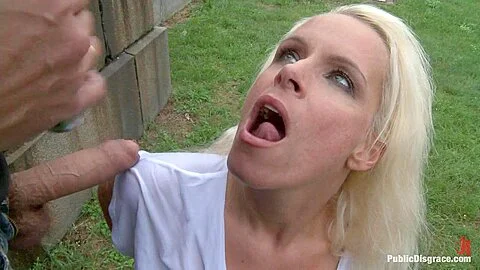 Best Of Europe: Beautiful German Milf Bound And Fucked In Public - PublicDisgrace