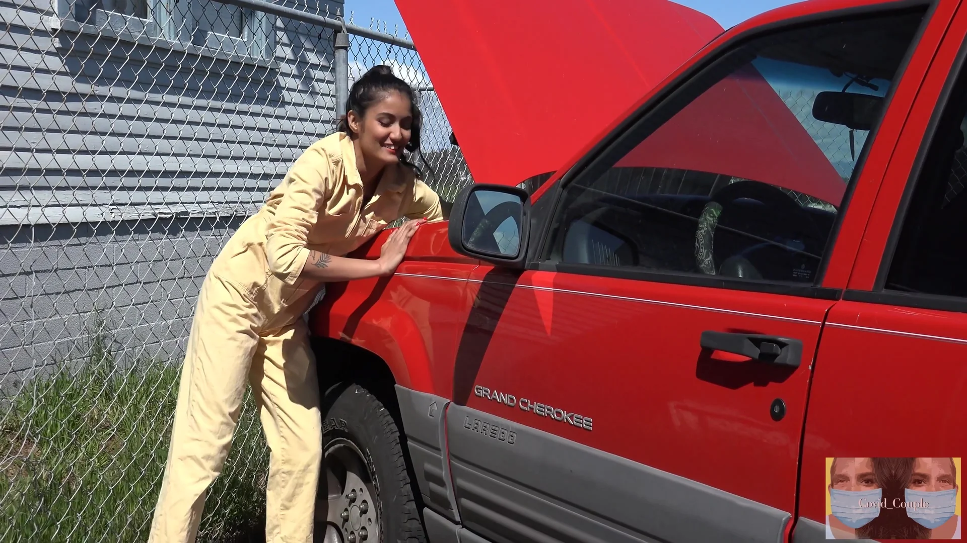 Stuck Fetish Labor Day - Viva Athena Gets Stuck In A Truck