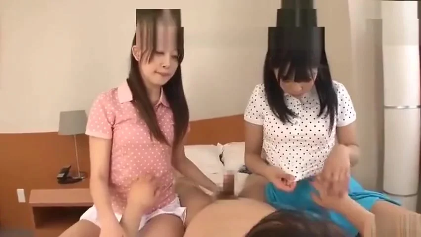 Rich Guy Pays Two Cute Tennis Girls To Fuck Him