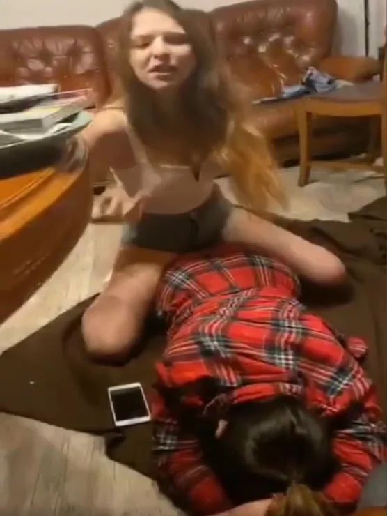 Lesbian Action By The Fire
