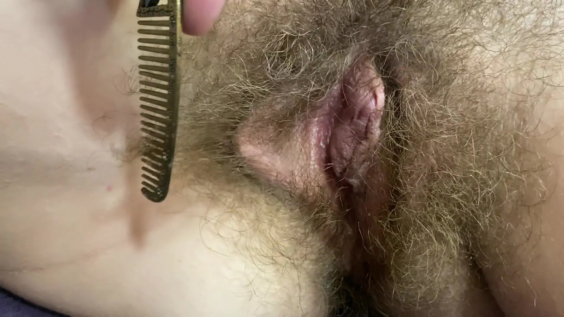 Hairy Bush Fetish Video Closeup Pov With Cutieblonde