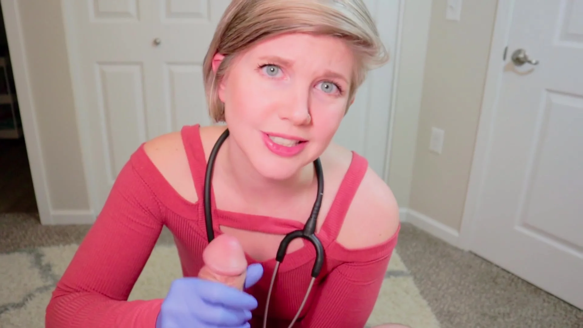 I Need To Collect A Sperm Sample - Housewife Ginger First Time Cum In Mouth