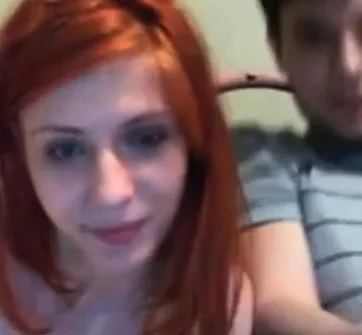 Redhead teen sucks and gets anal fucked