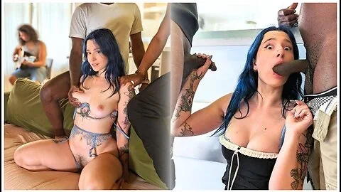 Is He Blind Or What?!?? Lmao - Double Bbc Cheat Cuck French Alt Hairy