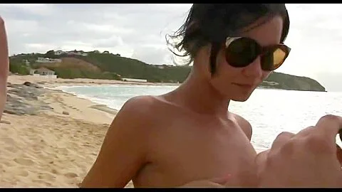 Nude Beach - PhotoShoot 2 - Two Babes Peeing