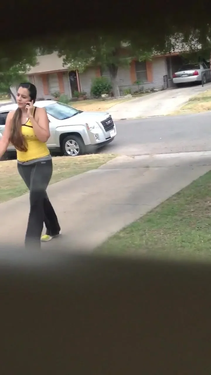 Mexican hottie with big hips and huge giggly ass