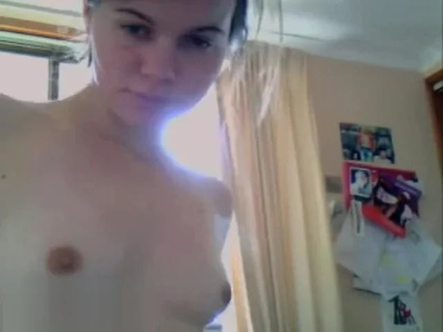 Athletic And Horny teen 18+ Girl Strips On Webcam
