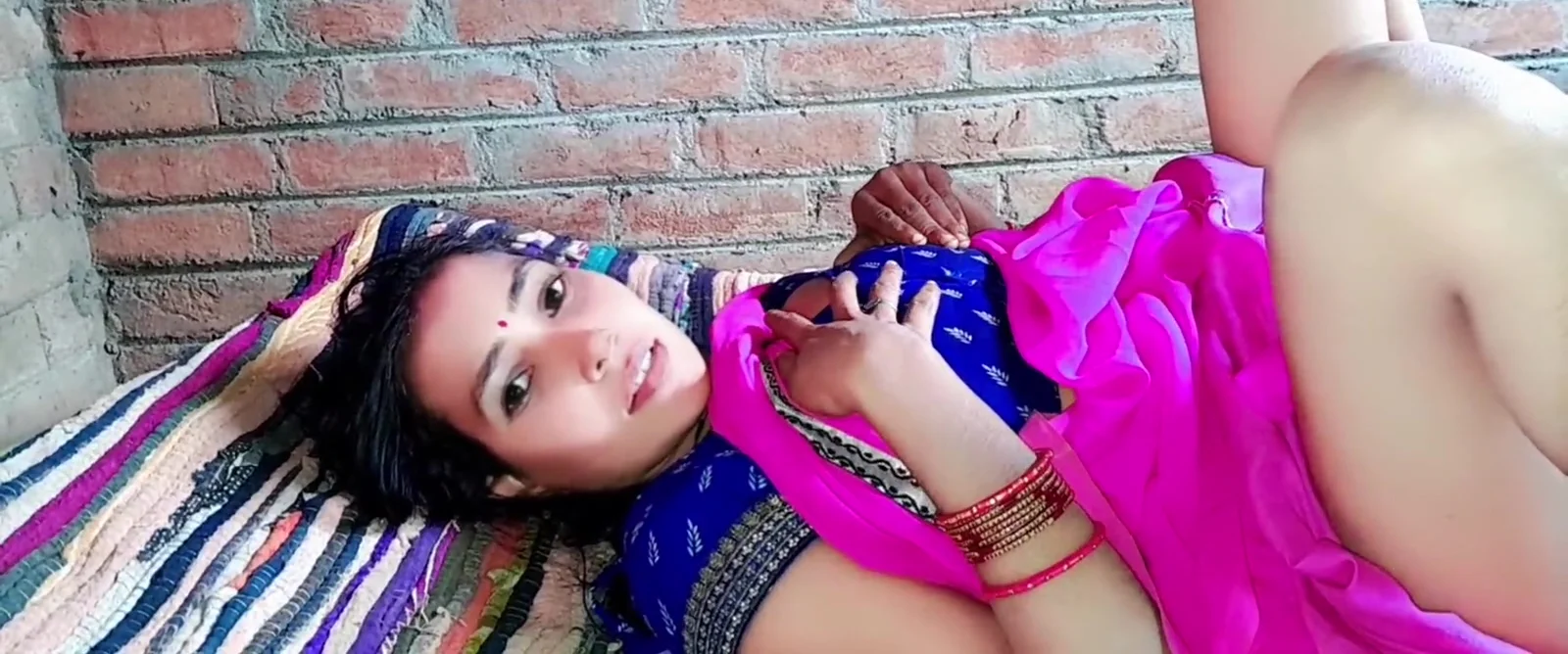 Enjoyed Sex Romantic Sex Hot Bhabhi In Pink Saree