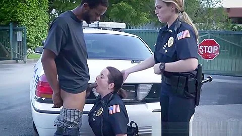 Police femdom demands to be facefucked