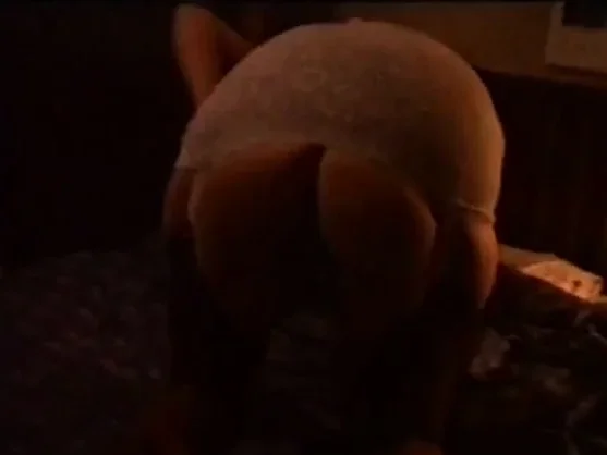 Slut wife cums in a corset and stockings.