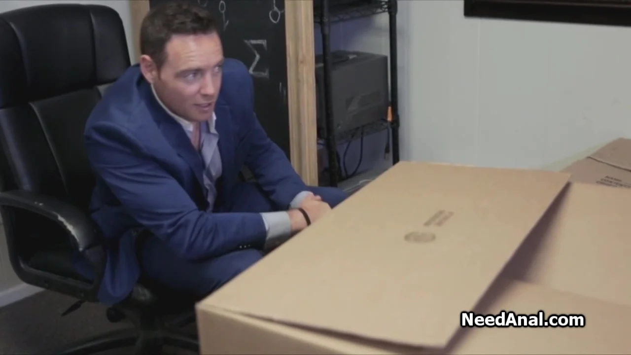 Bride To Be Sucking Dick Through Shipping Box Hole