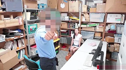 Sweet Carolina at store got fucked by Cop Carolina Sweets at Shoplift..