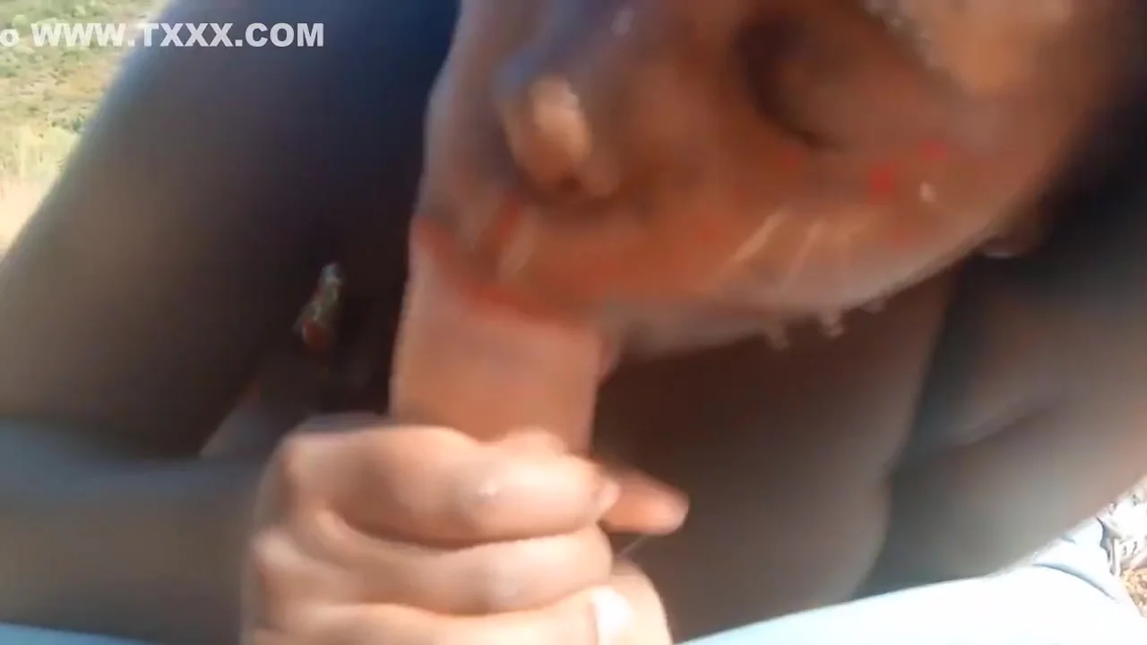 Tribal Princess Worships My Big White Cock´n Swallows Cum Outdoors