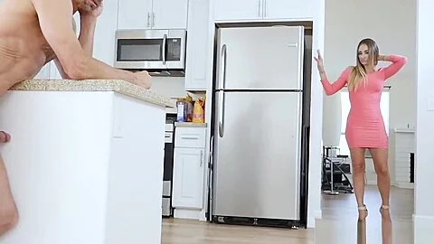 Karlie Brooks ride on top of steppy Richs big cock