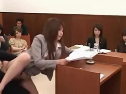 Japanese lawyer gets fucked by shadow