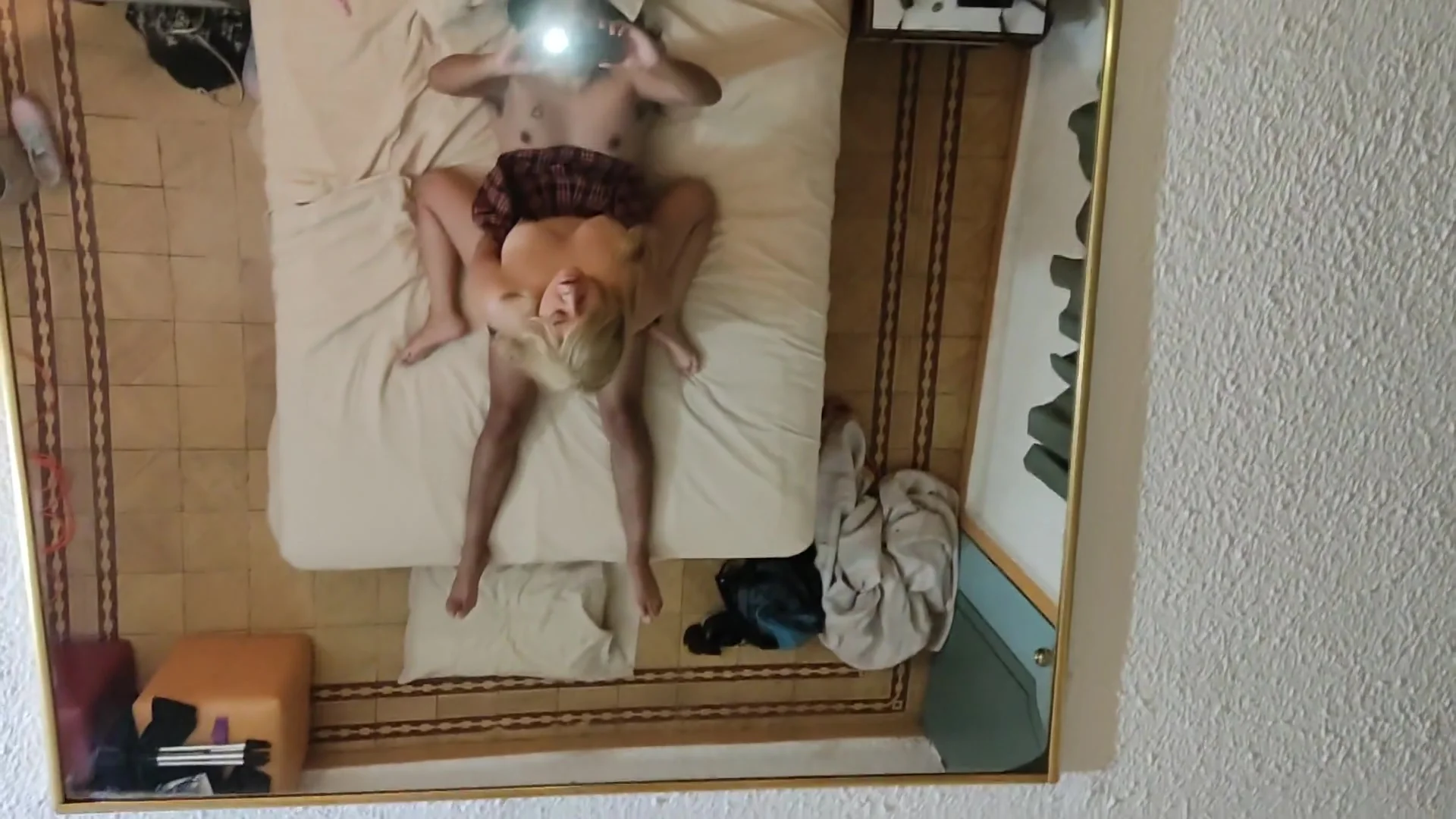 Blonde College teen 18+ Rides A Big Dick - Pov