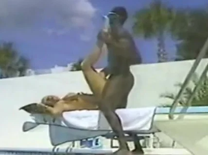 IR Action By A Swimming Pool- Vintage