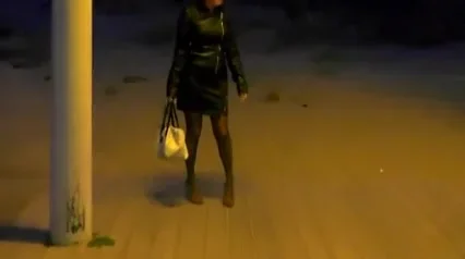 black leather in the dark