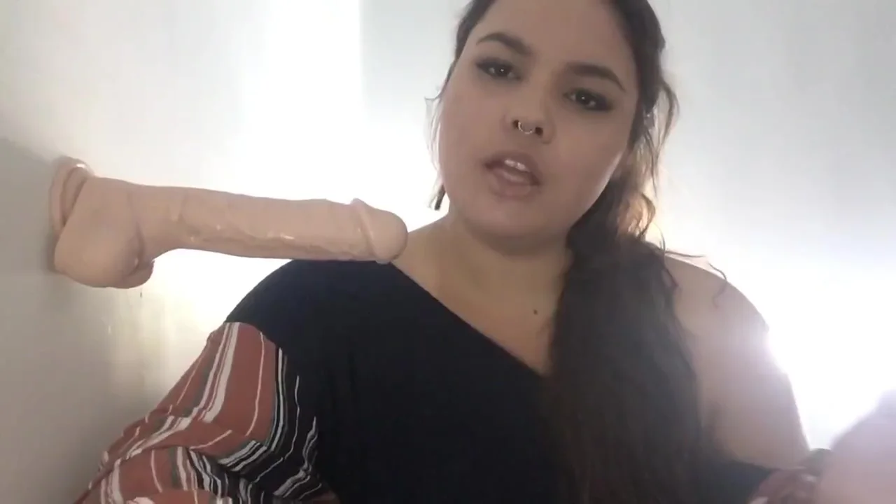 Bjoi (blowjob Joi) From A Webcam Private Show! Big Dildo